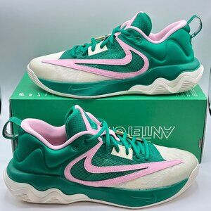 Men's Nike Giannis Immortality 3 Green Pink Basketball Shoes DZ7533-300 Sz 11